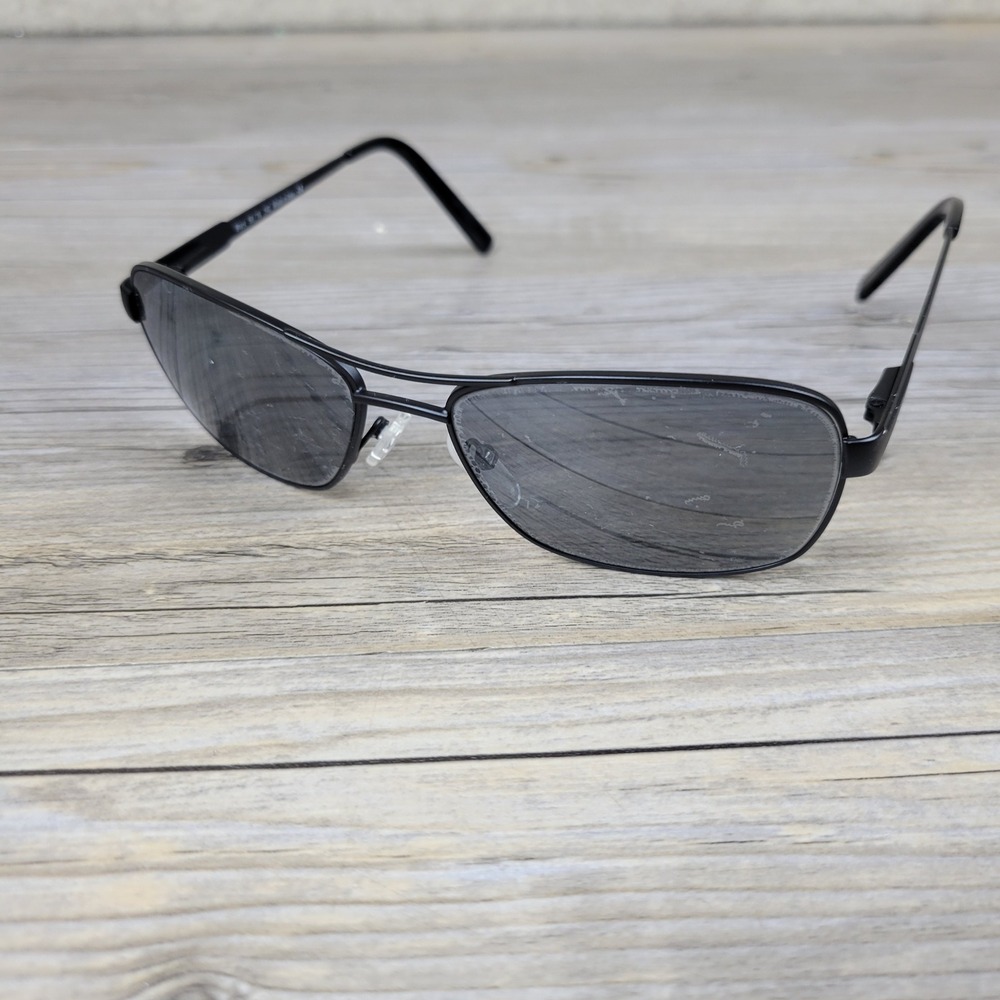 Kirkland Signature Sunglasses 596187 Shiraz Black Metal Frames Only 58-16-140